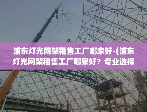 浦东灯光网架租售工厂哪家好-(浦东灯光网架租售工厂哪家好？专业选择指南)